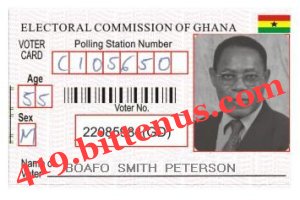 VOTERS IDENTITY CARD